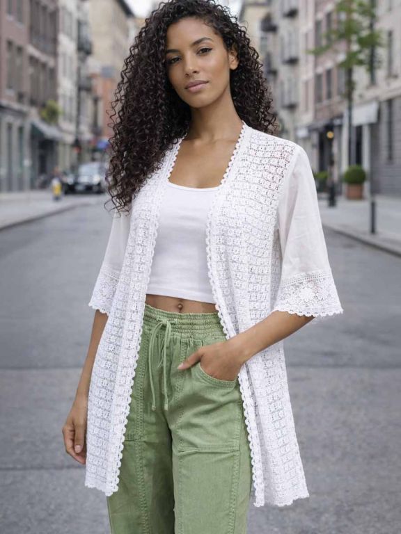 Blusa bianca elegante Ester.