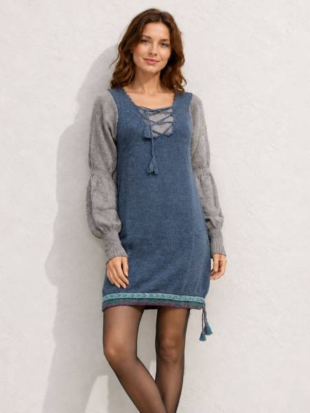 Cecilia simple Alpaka Wollkleid Winter