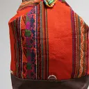 Jessy Orange-Multicolor Rucksack